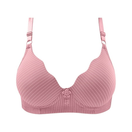 DENGDENG Support Bras for Women Full Coverage and Lift Deep V Neck Wireless Comfort T-Shirt Bra Pink 38
DENGDENG Support Bras for Women Full Coverage and Lift Deep V Neck Wireless Comfort T-Shirt Bra Pink 38