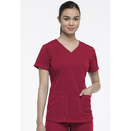 Dickies Dynamix Scrubs Top for Women V-Neck DK730