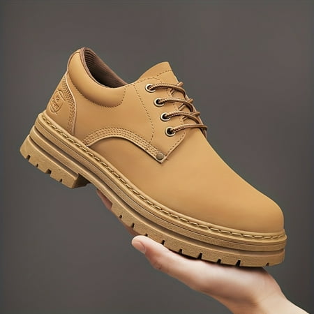 JINZHOUSHCH Stylish Men‘s Low-top Lace Up Boots in Solid PU Leather Non-slip and Durable for Outdoor Hiking in Spring Autumn and Winter
JINZHOUSHCH Stylish Men‘s Low-top Lace Up Boots in Solid PU Leather Non-slip and Durable for Outdoor Hiking in Spring Autumn and Winter