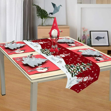 Yubatuo Christmas Table Runners Red Table Runner- Snowflake Pattern Table Linens Washable Wrinkle Resistant Washable Table Runners for Party Dinner Dining Room 13x70 inch
Yubatuo Christmas Table Runners Red Table Runner- Snowflake Pattern Table Linens Washable Wrinkle Resistant Washable Table Runners for Party Dinner Dining Room 13x70 inch