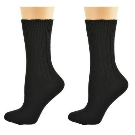Sierra Socks Women s Acrylic Cable Crew Colorful 2 Pair Pack 2291 (Fits Shoe Size 4-10 Socks Size 9-11 Black)
Sierra Socks Women s Acrylic Cable Crew Colorful 2 Pair Pack 2291 (Fits Shoe Size 4-10 Socks Size 9-11 Black)