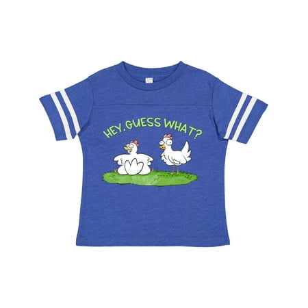 Inktastic Hey Guess What Chicken Butt Gift Toddler Boy or Toddler Girl T-Shirt
Inktastic Hey Guess What Chicken Butt Gift Toddler Boy or Toddler Girl T-Shirt