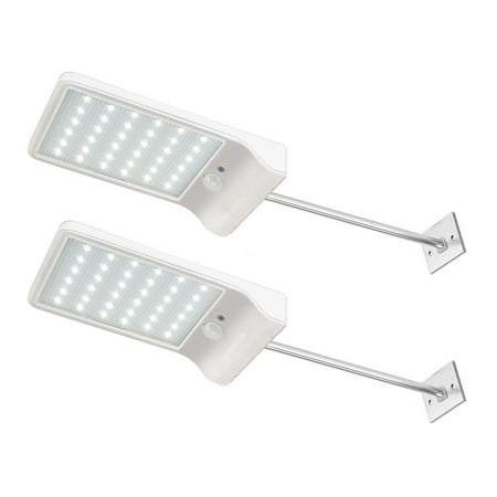 2Pcs Solar Pathway Lights 3 Modes 36 LED Solar Motion Sensor Light Waterproof Powered Security Light Wall Gutter Light with Mounting Pole for Porch Patio Garden
2Pcs Solar Pathway Lights 3 Modes 36 LED Solar Motion Sensor Light Waterproof Powered Security Light Wall Gutter Light with Mounting Pole for Porch Patio Garden