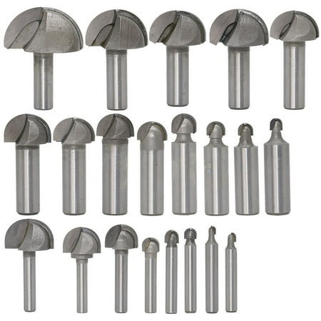 BE-TOOL Round Bottom Router Bits for Cutting Beading Fluting Tools 23 Sizes Choice Silver
BE-TOOL Round Bottom Router Bits for Cutting Beading Fluting Tools 23 Sizes Choice Silver