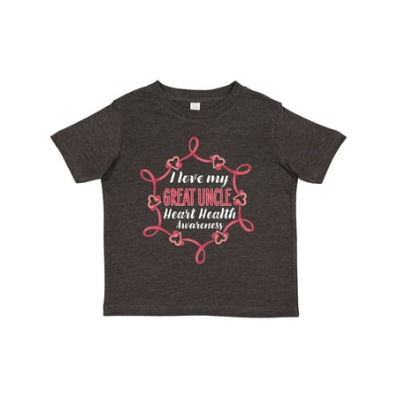 Inktastic I Love My Great Uncle Heart Health Awareness Gift Toddler Boy or Toddler Girl T-Shirt
Inktastic I Love My Great Uncle Heart Health Awareness Gift Toddler Boy or Toddler Girl T-Shirt