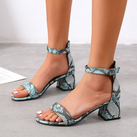 〖Yilirongyumm〗 Blue 39 Sandals Women Buckle Summer Fashion Size Large Sandals Ladies Pattern Snake Women s Sandals
〖Yilirongyumm〗 Blue 39 Sandals Women Buckle Summer Fashion Size Large Sandals Ladies Pattern Snake Women s Sandals