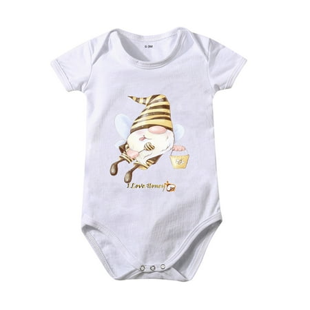 Boys Girls Romper Bee Festival Fairy Cartoon Print Honey Short Sleeve Crawl Clothes 0 To 24 Months Kids Baby Clothes
Boys Girls Romper Bee Festival Fairy Cartoon Print Honey Short Sleeve Crawl Clothes 0 To 24 Months Kids Baby Clothes