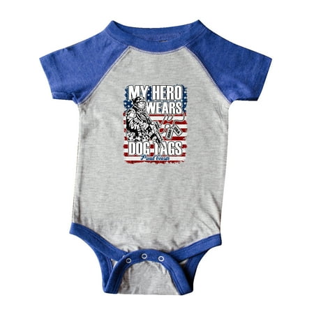 Inktastic My Cousin Wears Dog Tags Hero USA Flag Gift Baby Boy or Baby Girl Bodysuit
Inktastic My Cousin Wears Dog Tags Hero USA Flag Gift Baby Boy or Baby Girl Bodysuit