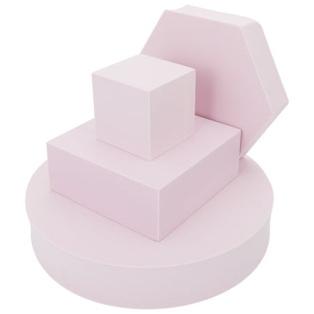NUOLUX 4pcs Photography Background Props Craft Hard Shapes Geometric Cube Photo Props