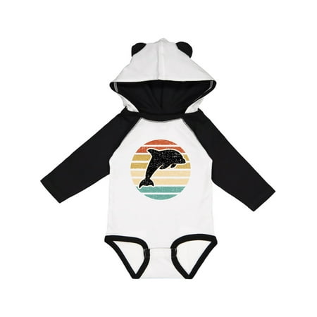 Inktastic Dolphin Cute Beach and Vacation Gift Baby Boy or Baby Girl Long Sleeve Bodysuit