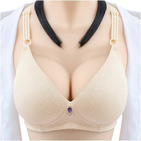TUOBARR Summer Saving Clearance Bras for Women Women s Bra Wire Free Underwear One-Piece Bra Everyday Underwear Beige 38
TUOBARR Summer Saving Clearance Bras for Women Women s Bra Wire Free Underwear One-Piece Bra Everyday Underwear Beige 38