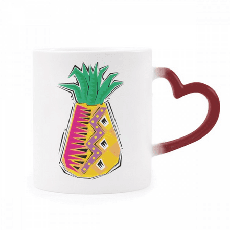 Food Pineapple Mexicon Culture Element Illustration Heat Sensitive Mug Red Color Changing Stoneware Cup
Food Pineapple Mexicon Culture Element Illustration Heat Sensitive Mug Red Color Changing Stoneware Cup