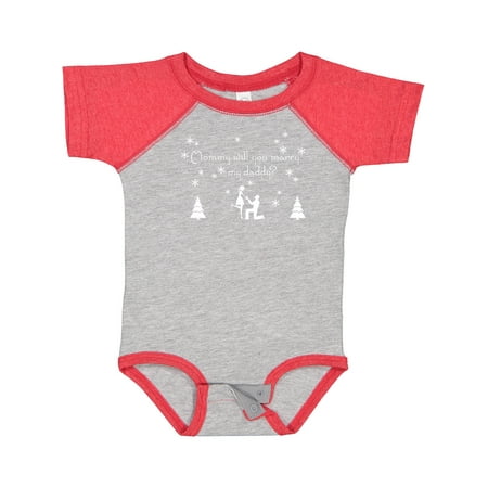 Inktastic Mommy Will You Marry My Daddy Gift Baby Boy or Baby Girl Bodysuit