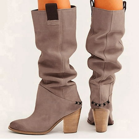 Hunpta Boots For Women Boots Knee-Hign Boots For Women Retro Booties Chunky Heel Boots Shoes
Hunpta Boots For Women Boots Knee-Hign Boots For Women Retro Booties Chunky Heel Boots Shoes