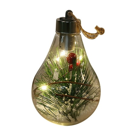 UDIYO Christmas Light Luminous Wear-resistant Transparent Tree Night Light Ball for Decoration
UDIYO Christmas Light Luminous Wear-resistant Transparent Tree Night Light Ball for Decoration