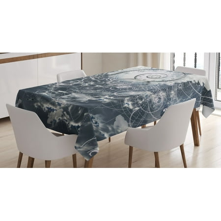Psychedelic Tablecloth Surreal Paint with Wings and Time Spiral in Cloud with Circles Sacred Geometry Image Rectangular Table Cover for Dining Room Kitchen 60 X 90 Inches Grey by Ambesonne
Psychedelic Tablecloth Surreal Paint with Wings and Time Spiral in Cloud with Circles Sacred Geometry Image Rectangular Table Cover for Dining Room Kitchen 60 X 90 Inches Grey by Ambesonne