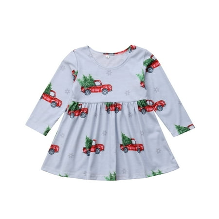 Toddler Baby Girls Christmas Dress Car Tree Print Casual Dress Long Sleeve Princess Dress Autumn Dress Blue 6-12 Months
Toddler Baby Girls Christmas Dress Car Tree Print Casual Dress Long Sleeve Princess Dress Autumn Dress Blue 6-12 Months