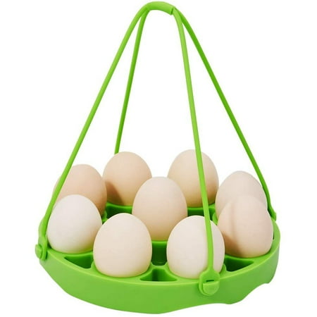 Silicone Egg Steamer Rack for Pressure Pot Accessories Pressure Cookers Sling Holds 9 Eggs for 5/6 8 Quart
Silicone Egg Steamer Rack for Pressure Pot Accessories Pressure Cookers Sling Holds 9 Eggs for 5/6 8 Quart