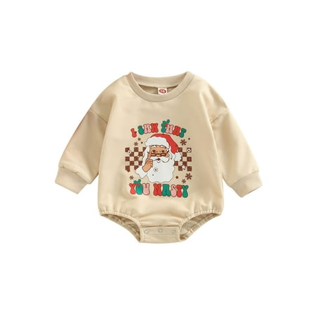 Inevnen Baby Girl Boy Christmas Santa Sweatshirt Romper Oversized Onesie Outfit Fall Winter Clothes
Inevnen Baby Girl Boy Christmas Santa Sweatshirt Romper Oversized Onesie Outfit Fall Winter Clothes
