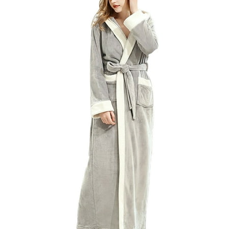 Niuer Men Soft Lace Up Robe Women Fleece Bathrobe V Neck Spa Belted Flannel Pajamas Light Gray Women XL
Niuer Men Soft Lace Up Robe Women Fleece Bathrobe V Neck Spa Belted Flannel Pajamas Light Gray Women XL