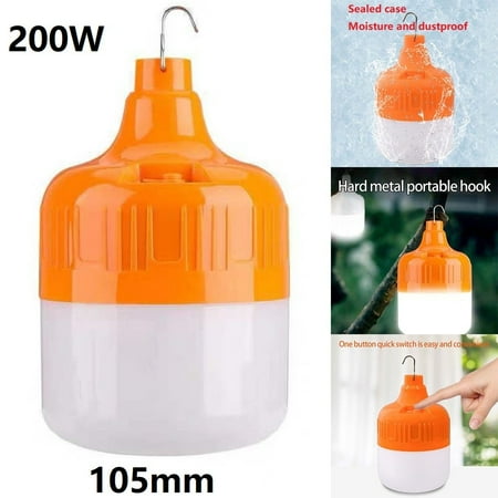 200W USB Rechargeable LED Outdoor Night Light Bulb Emergency Light Portable Lamp
200W USB Rechargeable LED Outdoor Night Light Bulb Emergency Light Portable Lamp
