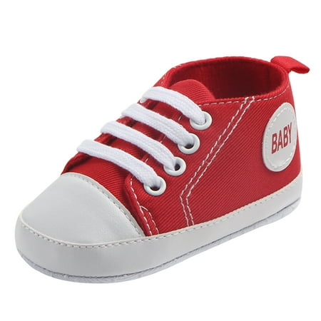 DNDKILG Infant Baby Girl s Boy Spring Summer Fall Canvas Slippers Sneakers Toddler Child Breathable Non-Slip First Walkers Shoes RED 6M-18M B
DNDKILG Infant Baby Girl s Boy Spring Summer Fall Canvas Slippers Sneakers Toddler Child Breathable Non-Slip First Walkers Shoes RED 6M-18M B