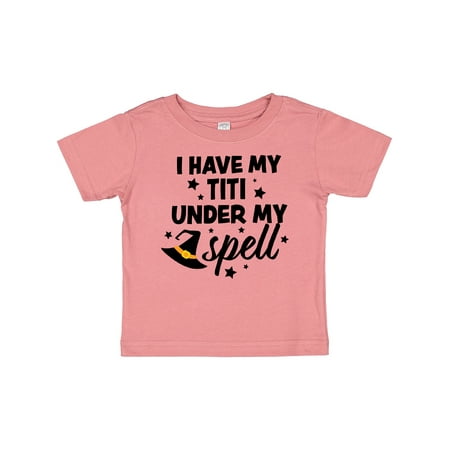 Inktastic I Have My Titi Under My Spell with Cute Witch Hat Gift Baby Boy or Baby Girl T-Shirt
Inktastic I Have My Titi Under My Spell with Cute Witch Hat Gift Baby Boy or Baby Girl T-Shirt