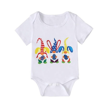 REORIAFEE Newborn Girl Romper Happy Easter Fashion Romper Round Neck Short Sleeve Holiday Clothes Dressy Jumpsuit Loose Jumpsuits Yellow 3-6 Months
REORIAFEE Newborn Girl Romper Happy Easter Fashion Romper Round Neck Short Sleeve Holiday Clothes Dressy Jumpsuit Loose Jumpsuits Yellow 3-6 Months