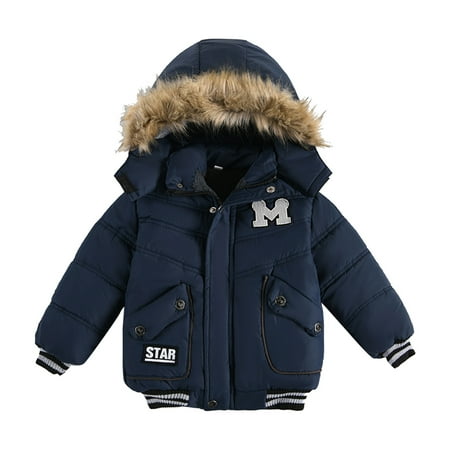 Children Winter Boy Jacket Coat Hooded Coat Fashion Kids Warm Clothes Jacket Boys Coat&jacket Navy 100
Children Winter Boy Jacket Coat Hooded Coat Fashion Kids Warm Clothes Jacket Boys Coat&jacket Navy 100