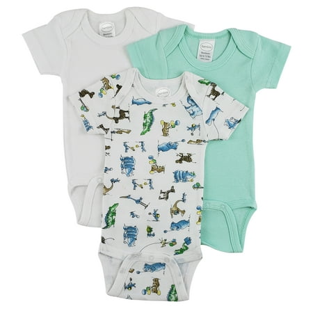 Bambini Short Sleeve One Piece 3 Pack