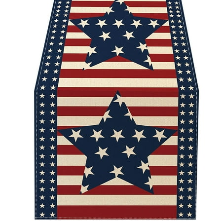 HIBRO Independence Day Table Runner Holiday Print Vintage Independence Day Decoration Tablecloth Easter Home Decor Its A Girl Decorations Football Field Mat 4x6
HIBRO Independence Day Table Runner Holiday Print Vintage Independence Day Decoration Tablecloth Easter Home Decor Its A Girl Decorations Football Field Mat 4x6