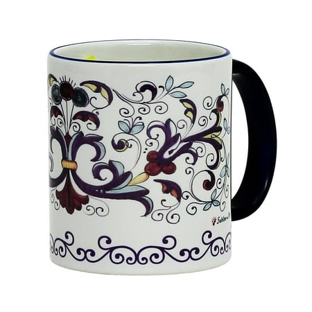 SUBLIMART: Printed Deruta style Mug with Blue Rim Blue Bottom trim rich decor
SUBLIMART: Printed Deruta style Mug with Blue Rim Blue Bottom trim rich decor