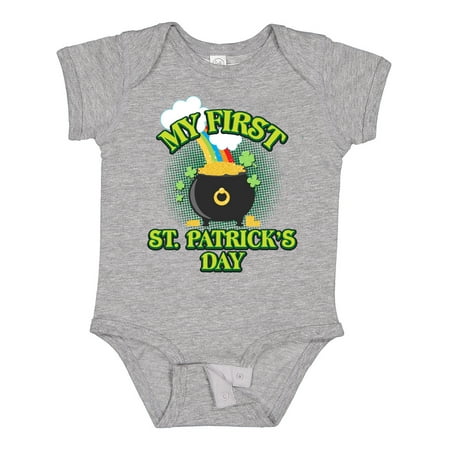 Inktastic My First St. Patrick s Day Gift Baby Boy or Baby Girl Bodysuit