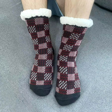 Men Slipper Fuzzy Socks Fluffy Cozy Cabin Warm Winter Soft Thick Comfy Fleece Non Slip Home Socks
Men Slipper Fuzzy Socks Fluffy Cozy Cabin Warm Winter Soft Thick Comfy Fleece Non Slip Home Socks