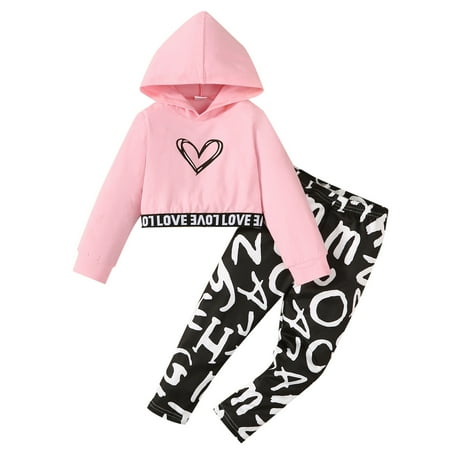ZRBYWB Baby Girl Clothes Toddler Girl s 2 Piece Outfits Crop Tops Print Long Sleeve Hoodies Sweatshirt Tops Sweatpants Set Kids Outfits
ZRBYWB Baby Girl Clothes Toddler Girl s 2 Piece Outfits Crop Tops Print Long Sleeve Hoodies Sweatshirt Tops Sweatpants Set Kids Outfits