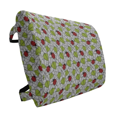 Ladybugs Lumbar Pillow Ecological Fresh Leaves and Ladybugs Doodle Style Animals and Plants Pattern Soft Back Cushion Office Chairs with Adjustable Straps 14 x 13 Green Black Red by Ambesonne
Ladybugs Lumbar Pillow Ecological Fresh Leaves and Ladybugs Doodle Style Animals and Plants Pattern Soft Back Cushion Office Chairs with Adjustable Straps 14 x 13 Green Black Red by Ambesonne