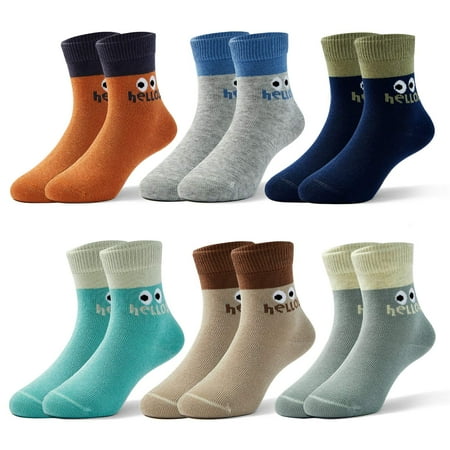 HowJoJo Big Boys Cotton Crew Socks Kids Seamless Toe Socks Colorful Athletic Quarter Socks Size 13
HowJoJo Big Boys Cotton Crew Socks Kids Seamless Toe Socks Colorful Athletic Quarter Socks Size 13