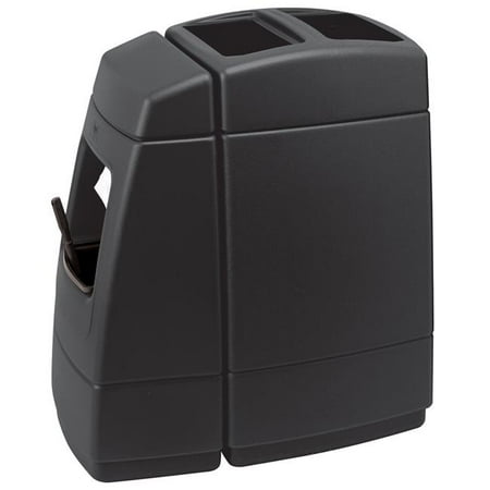 DCI Marketing 75810199 55 gal Haven 1 Side Fold Towel Black