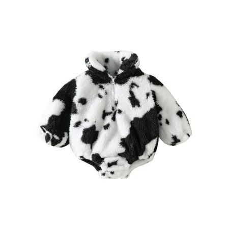 Huakaishijie Infant Baby Girls Boys Winter Warm Romper Long Sleeve Cow Print Zipper Playsuit
Huakaishijie Infant Baby Girls Boys Winter Warm Romper Long Sleeve Cow Print Zipper Playsuit