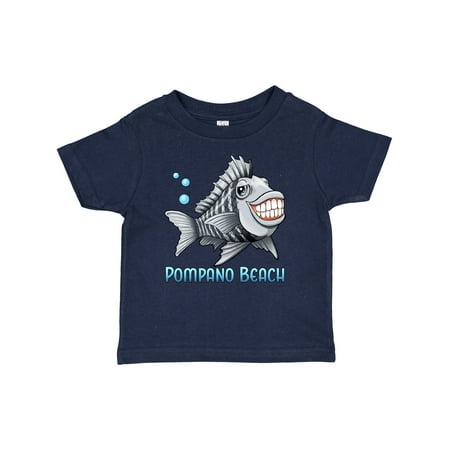 Inktastic Pompano Beach Sheepshead Fish Gift Baby Boy or Baby Girl T-Shirt