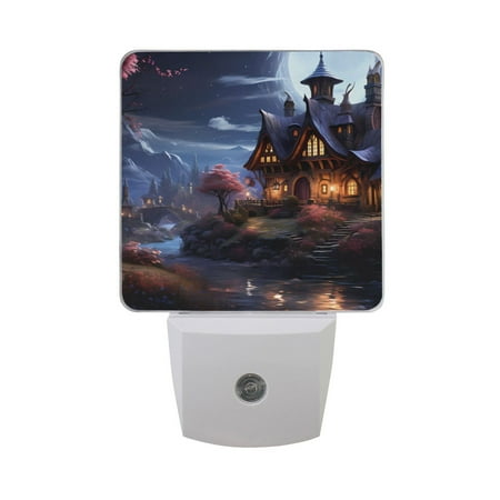 Castle in Magic Night Light LED Dusk to Dawn Auto Sensor Night Lamp Plug-in Nightlight for Bedroom Hallway Kitchen 2 PCs
Castle in Magic Night Light LED Dusk to Dawn Auto Sensor Night Lamp Plug-in Nightlight for Bedroom Hallway Kitchen 2 PCs