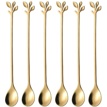 CHAOMA Stainless Steel Leaf Coffee Spoon Creative Tableware Dessert Spoons Stirring Spoons Mixing Spoon Ice Cream Cake Teaspoon
CHAOMA Stainless Steel Leaf Coffee Spoon Creative Tableware Dessert Spoons Stirring Spoons Mixing Spoon Ice Cream Cake Teaspoon