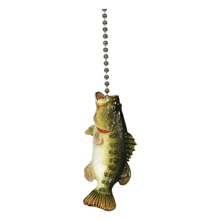 Rivers Edge Products Bass Ceiling Fan Pull Ornament with 12 Inch Chain Fishing Lighting Decor
Rivers Edge Products Bass Ceiling Fan Pull Ornament with 12 Inch Chain Fishing Lighting Decor