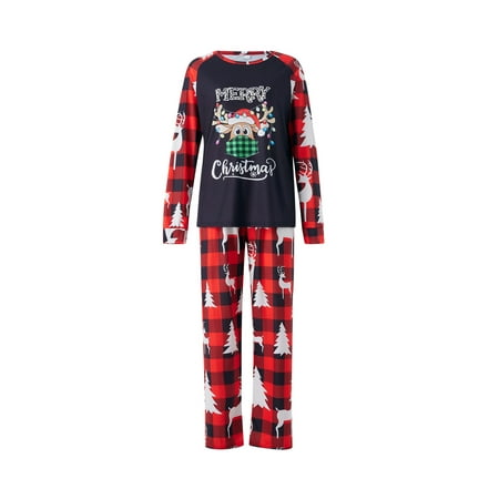 Christmas Family Pajamas Matching Sets Plaid Tree Elk Letter Print Pullover + Trousers/ Jumpsuit
Christmas Family Pajamas Matching Sets Plaid Tree Elk Letter Print Pullover + Trousers/ Jumpsuit