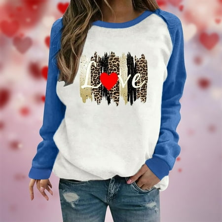 Zedker Sweatshirt for Women Women Clothing Fashion 2022 Women Long Sleeves Casual Shirts Valentine s Day Print Round Neck Sweatshirt Crewneck Pullover Tunic Tops
Zedker Sweatshirt for Women Women Clothing Fashion 2022 Women Long Sleeves Casual Shirts Valentine s Day Print Round Neck Sweatshirt Crewneck Pullover Tunic Tops