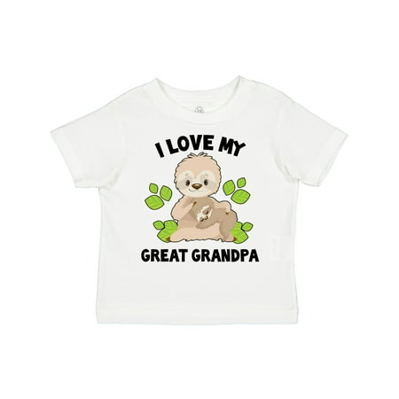 Inktastic Cute Sloth I Love My Great Grandpa with Green Leaves Gift Toddler Boy or Toddler Girl T-Shirt
Inktastic Cute Sloth I Love My Great Grandpa with Green Leaves Gift Toddler Boy or Toddler Girl T-Shirt