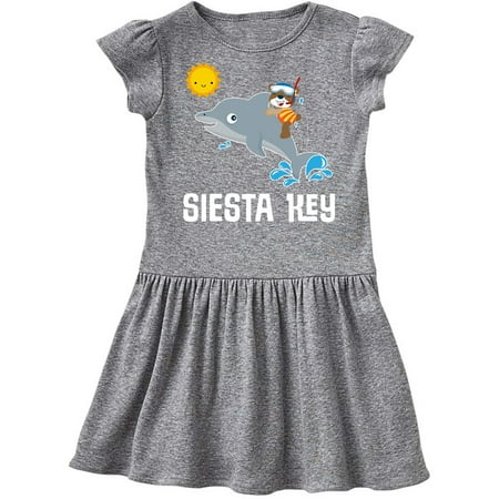 Inktastic Siesta Key Florida Vacation Gift Toddler Girl Dress