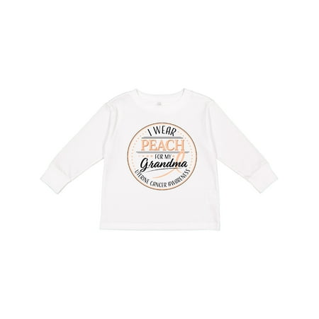 Inktastic I Wear Peach for my Grandma - Uterine Cancer Awareness Boys or Girls Long Sleeve Toddler T-Shirt
Inktastic I Wear Peach for my Grandma - Uterine Cancer Awareness Boys or Girls Long Sleeve Toddler T-Shirt