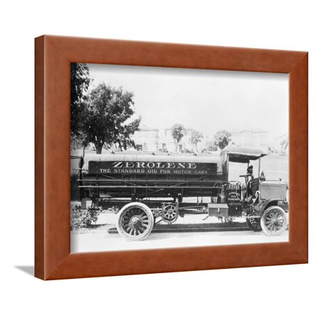 Standard Oil Fuel Truck Framed Print Wall Art