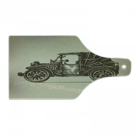 Cars Cutting Board Classic Retro Car Design Early Prototypes of Automobile Semi Convertible Retro Decorative Tempered Glass Cutting and Serving Board Wine Bottle Shape Beige Sepia by Ambesonne
Cars Cutting Board Classic Retro Car Design Early Prototypes of Automobile Semi Convertible Retro Decorative Tempered Glass Cutting and Serving Board Wine Bottle Shape Beige Sepia by Ambesonne